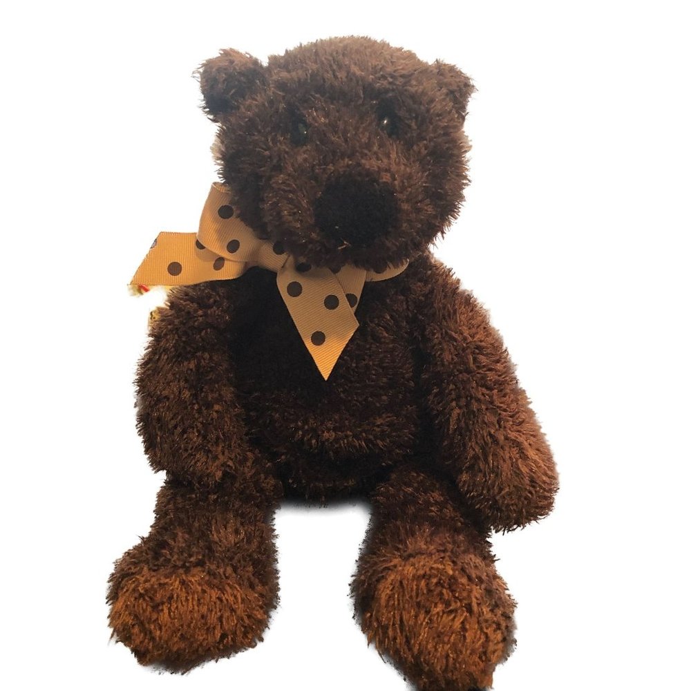 Unbranded Teddy Bear Chocolate Brown, Very Soft, 14" tall